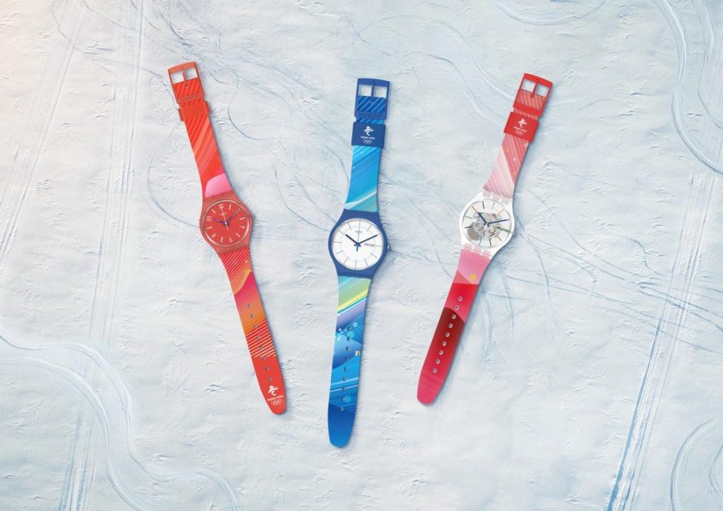 Swatch Giochi Olimpici Invernali Pechino 2022: la speciale capsule di orologi