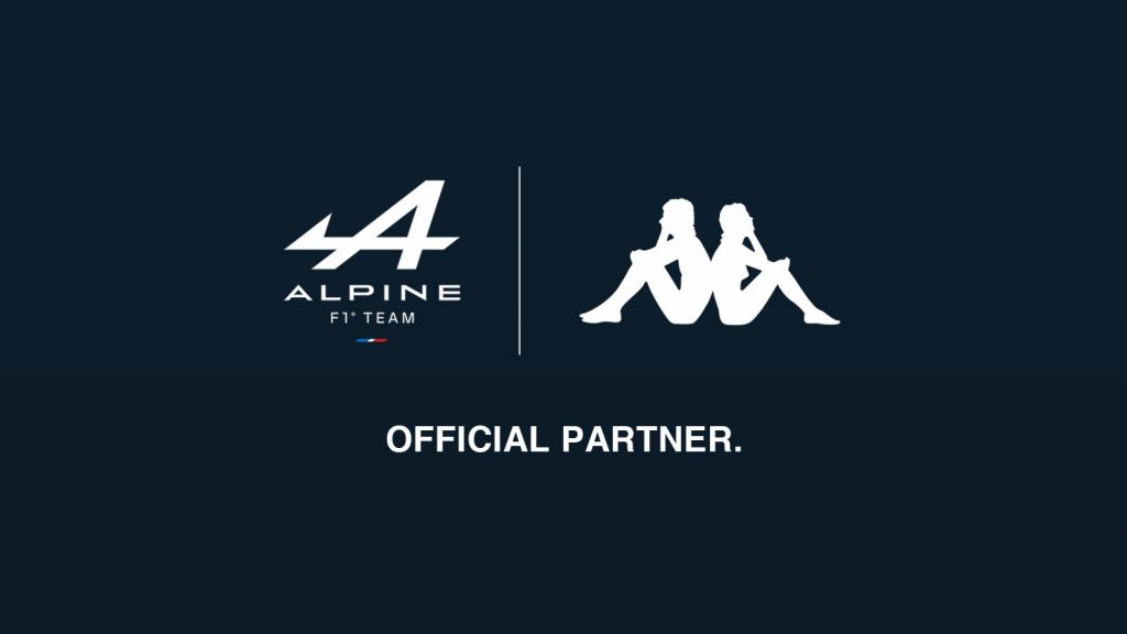 Alpine F1 2022: Kappa e K-Way sono i nuovi partner ufficiali