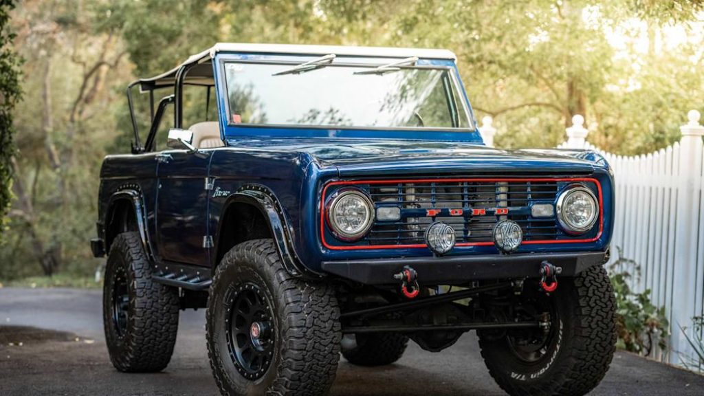 Il Ford Bronco del 1970 di Jenson Button è all'asta