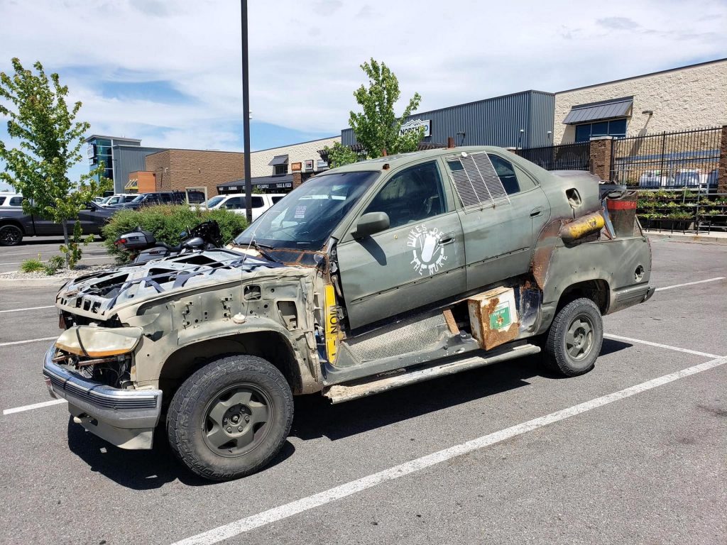 E’ arrivato Frankenstein su quattro ruote, e fa paura.