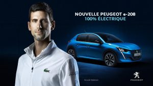 Novak Djokovic peugeot