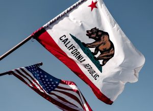 california flag bandiera