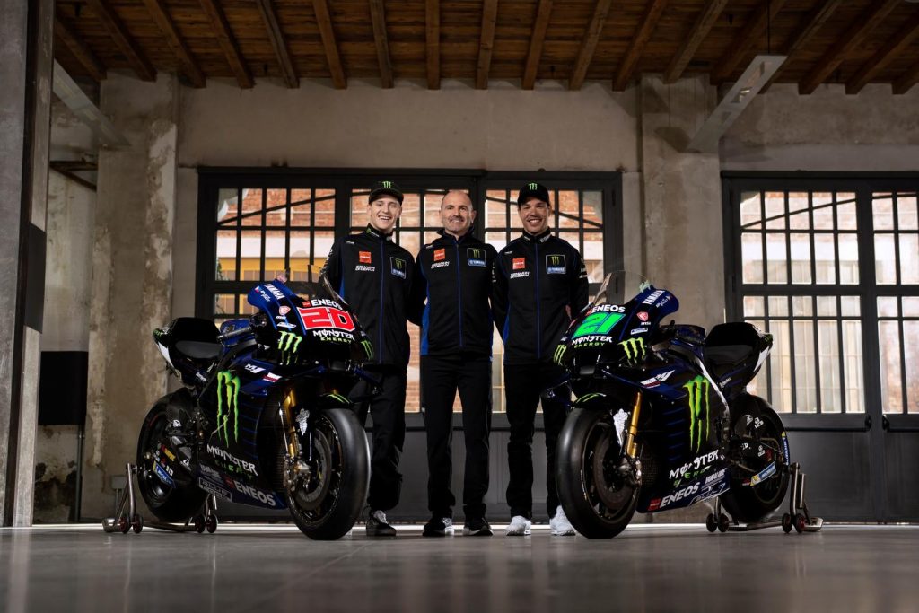 Yamaha MotoGP svela le nuove M1 2022 di Fabio Quartararo e Franco Morbidelli