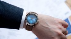 H. Moser and Cie Endeavour Perpetual Calendar Funky Blue