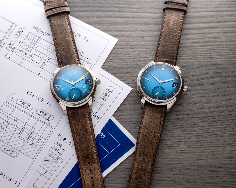 H. Moser and Cie Endeavour Perpetual Calendar Funky Blue