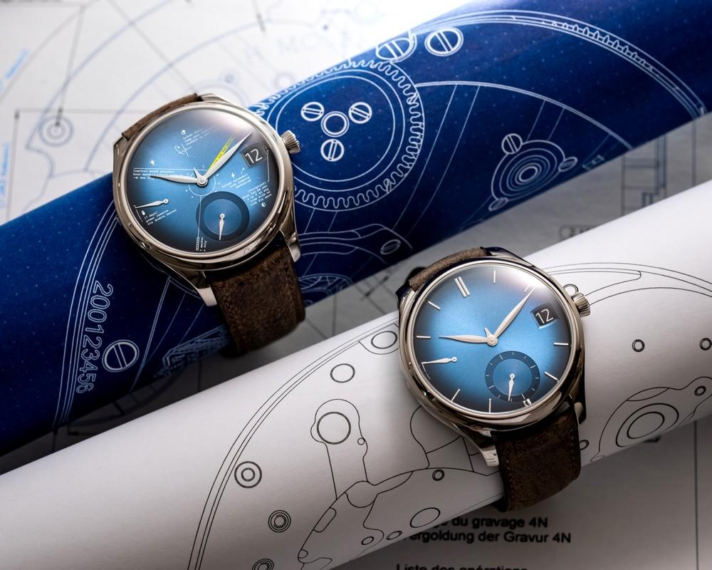 H. Moser and Cie Endeavour Perpetual Calendar Funky Blue