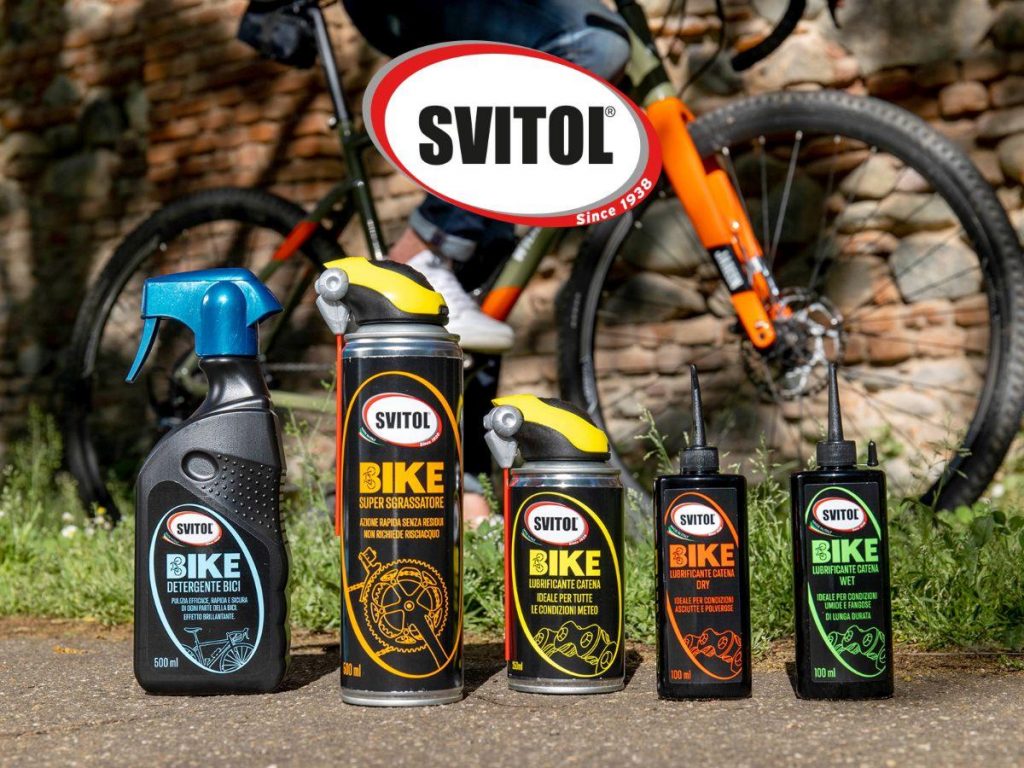 Nuovi prodotti Svitol Bike pensati per il ciclismo: detergente, sgrassatore e lubrificanti
