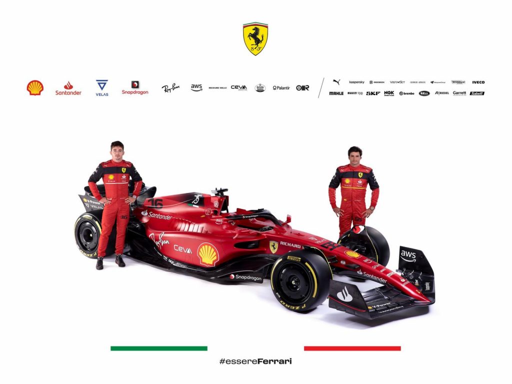 Ecco la nuovissima Ferrari F1-75, la rossa che punta a contrastare Red Bull e Mercedes