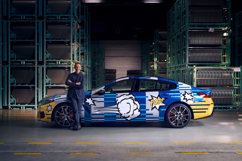 BMW The 8 X Jeff Koons: la M850i xDrive Gran Coupé diventa un’opera d’arte pop!