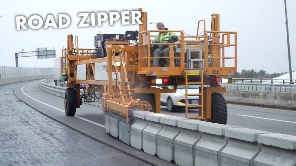 Il macchinario Road Zipper che sposta i new jersey è fantastico