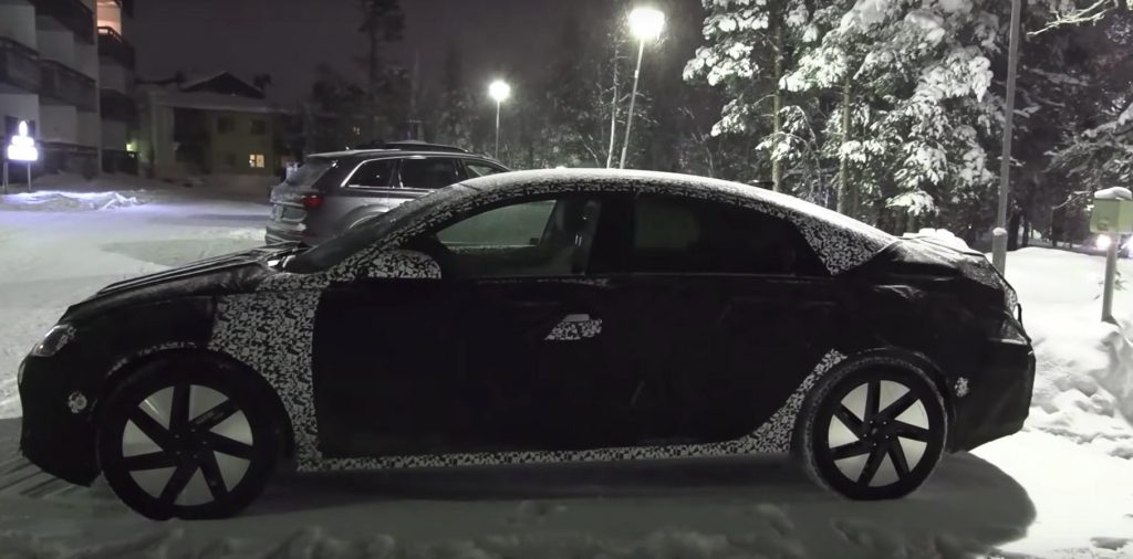 La nuova Hyundai Ioniq 6 avvistata in Norvegia e c’è un video