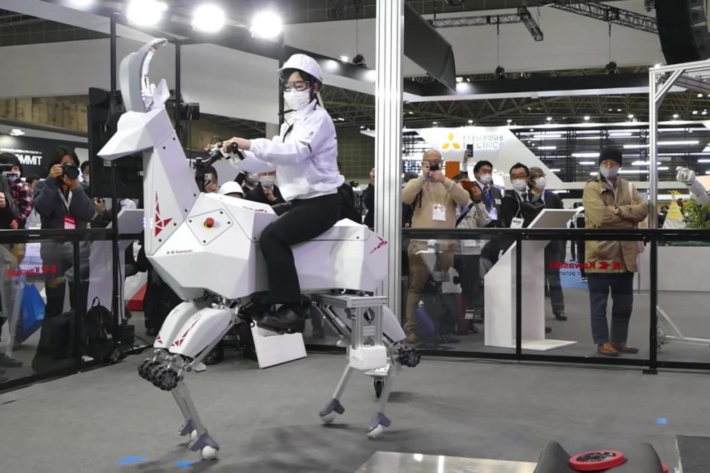 Kawasaki ha presentato un robot quadrupede che va ovunque