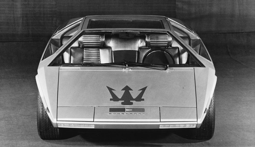 Maserati Boomerang 1972: compie 50 anni il concept di Giugiaro