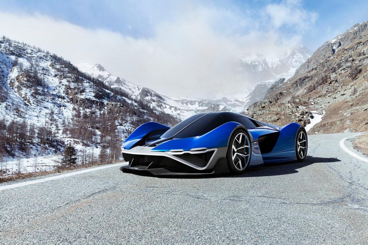Projet Alpine A4810 par IED : concept-car la nuova