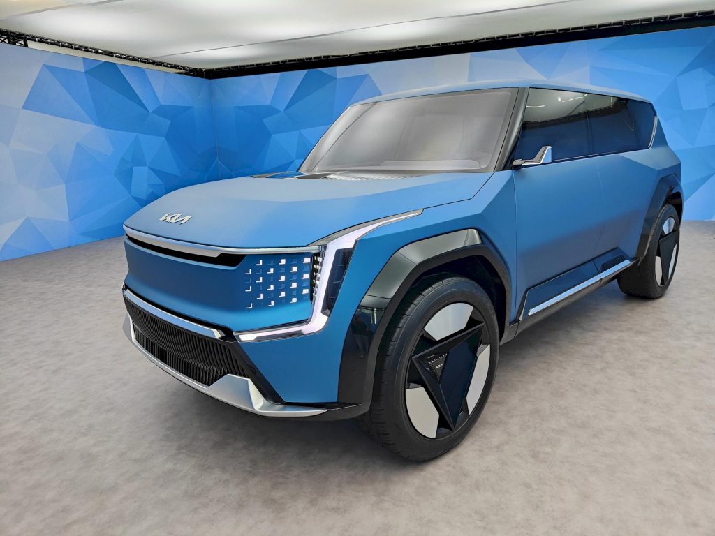 Il video live della Kia EV9 Concept a Francoforte