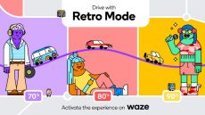 Waze app Retro Mode