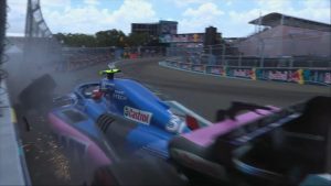 Ocon, la dinamica dell'incidente nelle Libere 3 a Miami | Formula1 2022