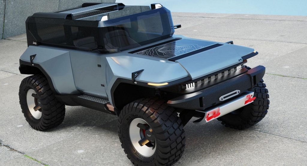 La Jeep Wrangler del futuro potrebbe avere un look robotico