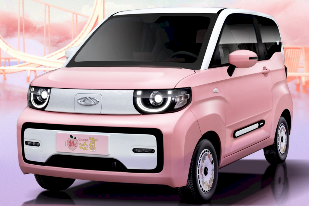 Chery QQ Ice Cream Joyous Peach: a Chinese recommendation for women Chery QQ Ice Cream Joyous Peach