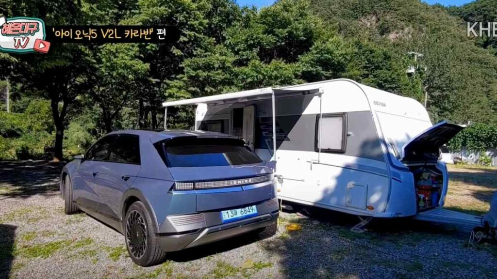 Con la Hyundai Ioniq 5 puoi anche farti i barbecue della domenica