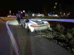 McLaren incidente posteriore