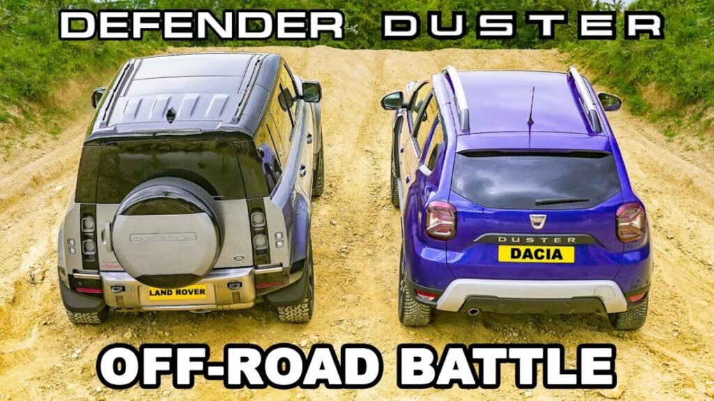 Dacia Duster sfida Land Rover Defender in off road: chi vince?