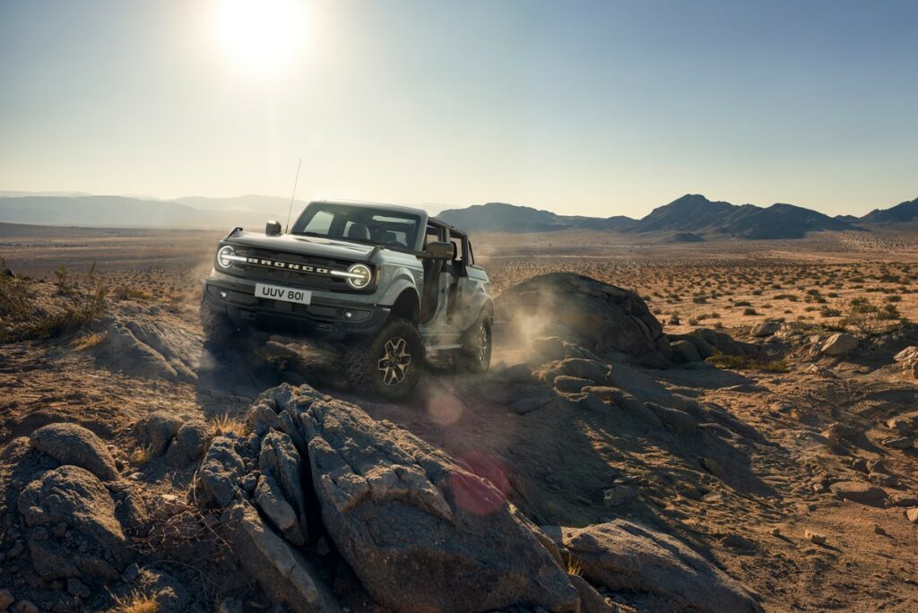 Ford Bronco 2023; motore e caratteristiche