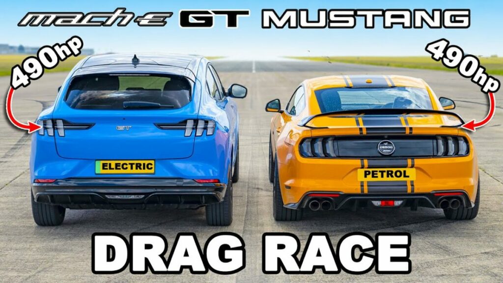 Ford Mustang V8 vs Mustang Mach-E GT: qual è la più veloce?