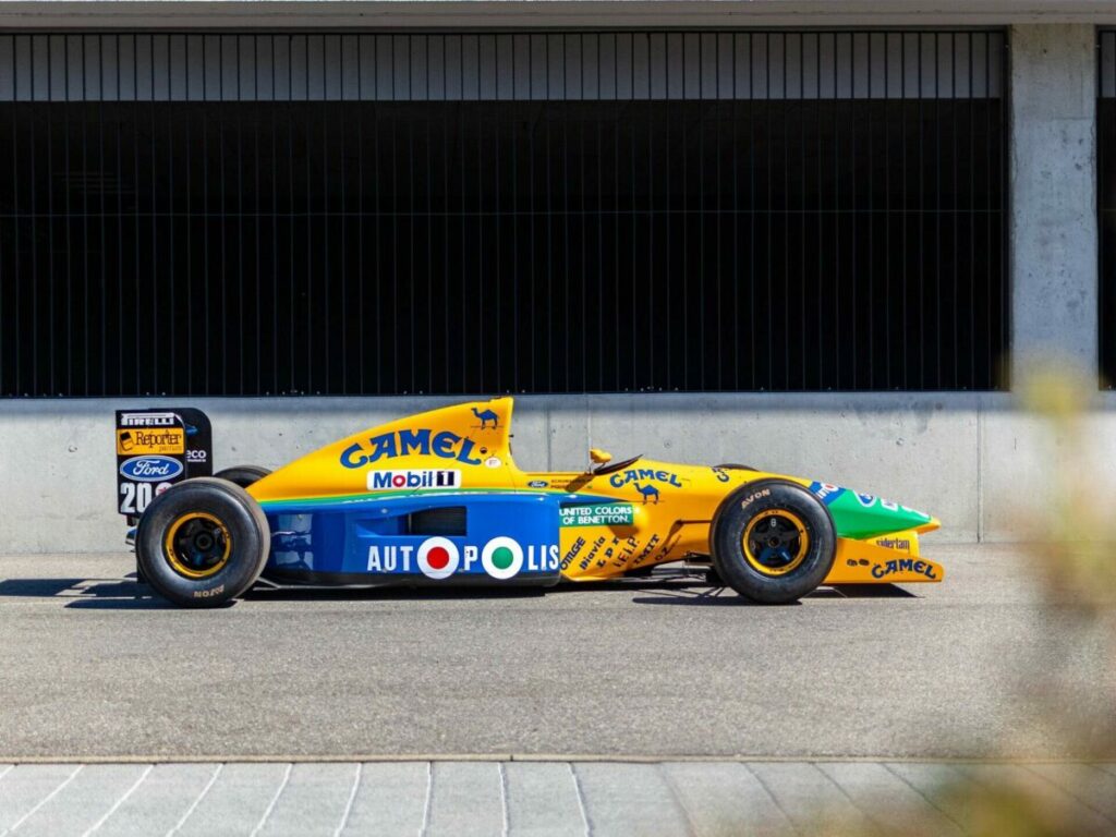 In vendita la Benetton F1 con cui Piquet ha vinto il suo ultimo GP