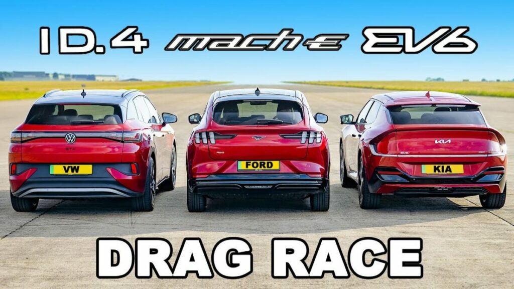 Chi è la più veloce tra Kia EV6, Ford Mustang Mach E e VW ID.4?