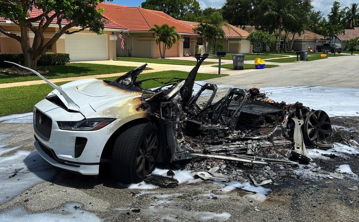 jaguar i pace incendio florida