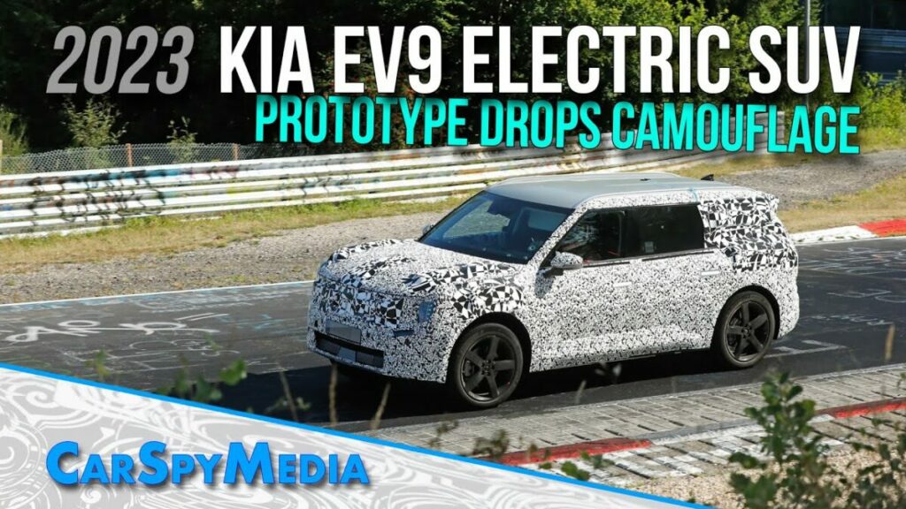 Il video della KIA EV9 elettrica al Nürburgring