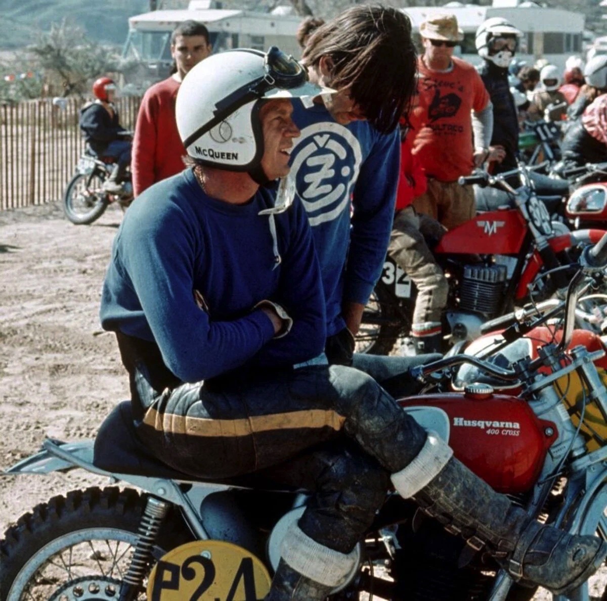 steve mcqueen husqvarna cross 400