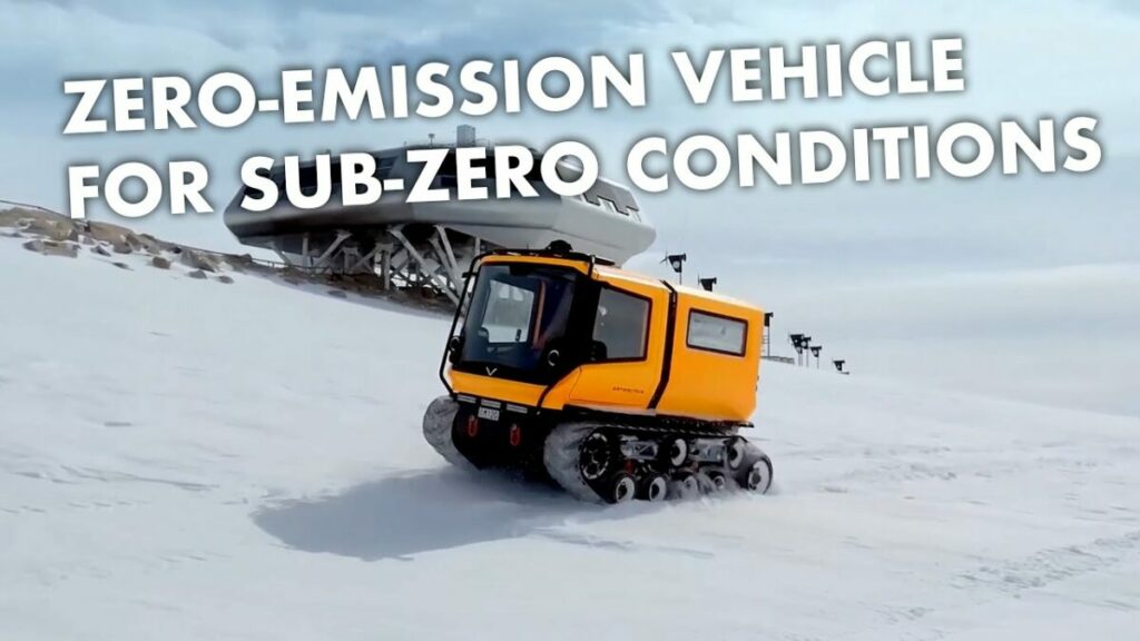 Il Venturi Antarctica elettrico sfida le temperature sotto zero