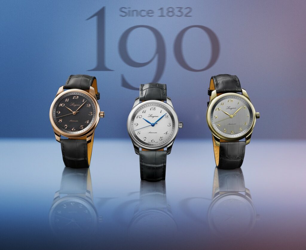 The Longines Master Collection 190th Anniversary: tre segnatempo esclusivi