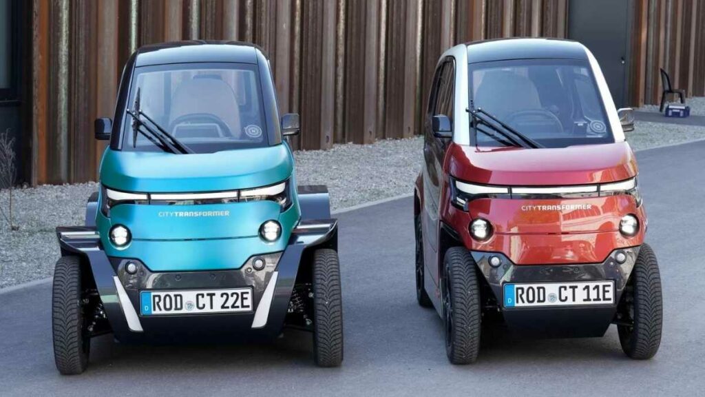 City Transformer CT-1, microcar da 180 km di autonomia a 12.500 €