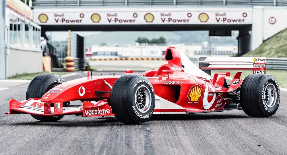 La leggendaria Ferrari F2003 GA di Schumacher è all’asta