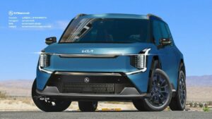 Kia EV9 rendering