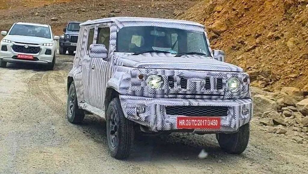 Le foto spia della Suzuki Jimny passo lungo