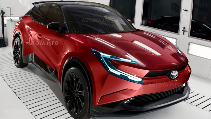 La preview della prossima Toyota C-HR, ancora più futuristica