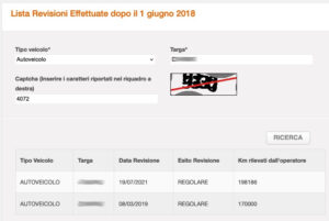 chilometri revisione