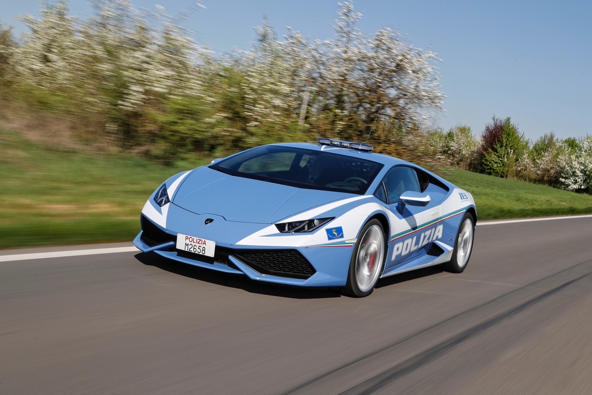 lamborghini huracan polizia