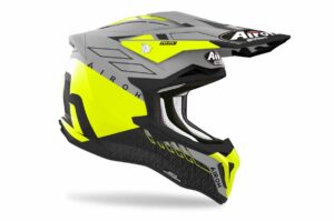 Casco cross Airoh Strycker e la maschera Blast XR1 (2)