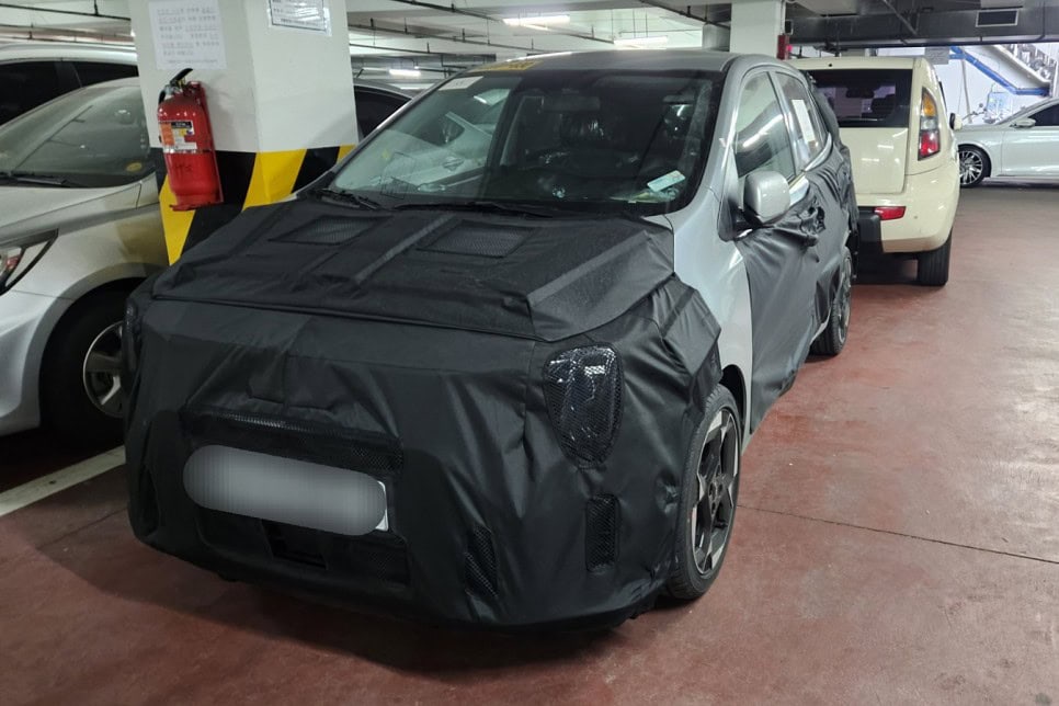 Kia Picanto facelift: le foto spia dalla Corea