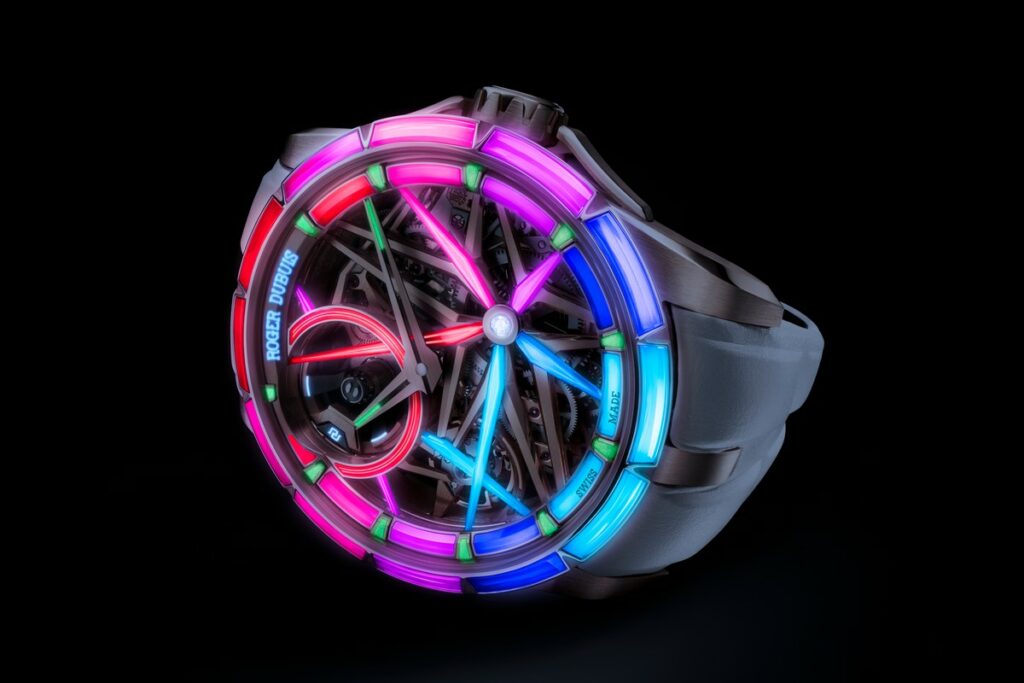 Roger Dubuis Excalibur Blacklight Spin-Stone Monobalancier: ambizioso, iridescente e inconfondibile