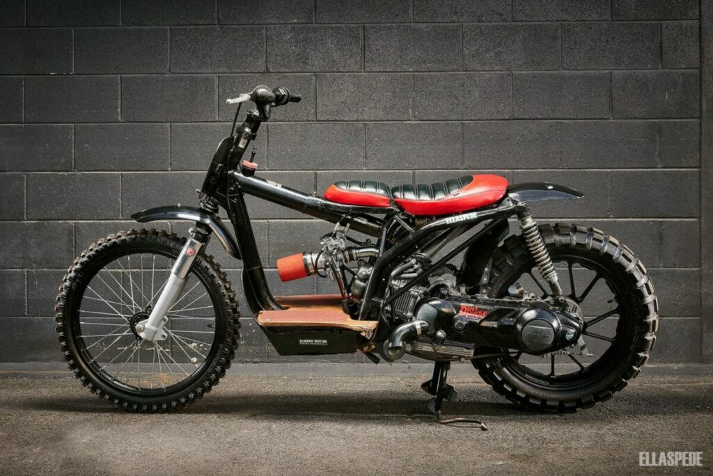 Questa moto flat track era un Piaggio Liberty 150: wow!