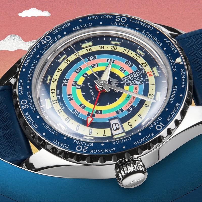 Mido Ocean Star Decompression Worldtimer