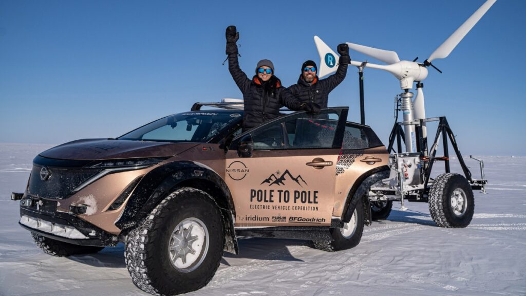 Nissan Pole to Pole con Ariya, in elettrico dal Polo Nord al Polo Sud