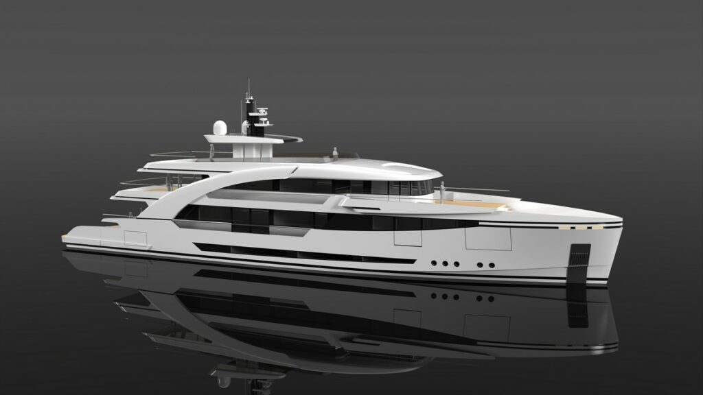 Tommaso Spadolini 48 metri: il nuovo yacht dislocante con una grande autonomia