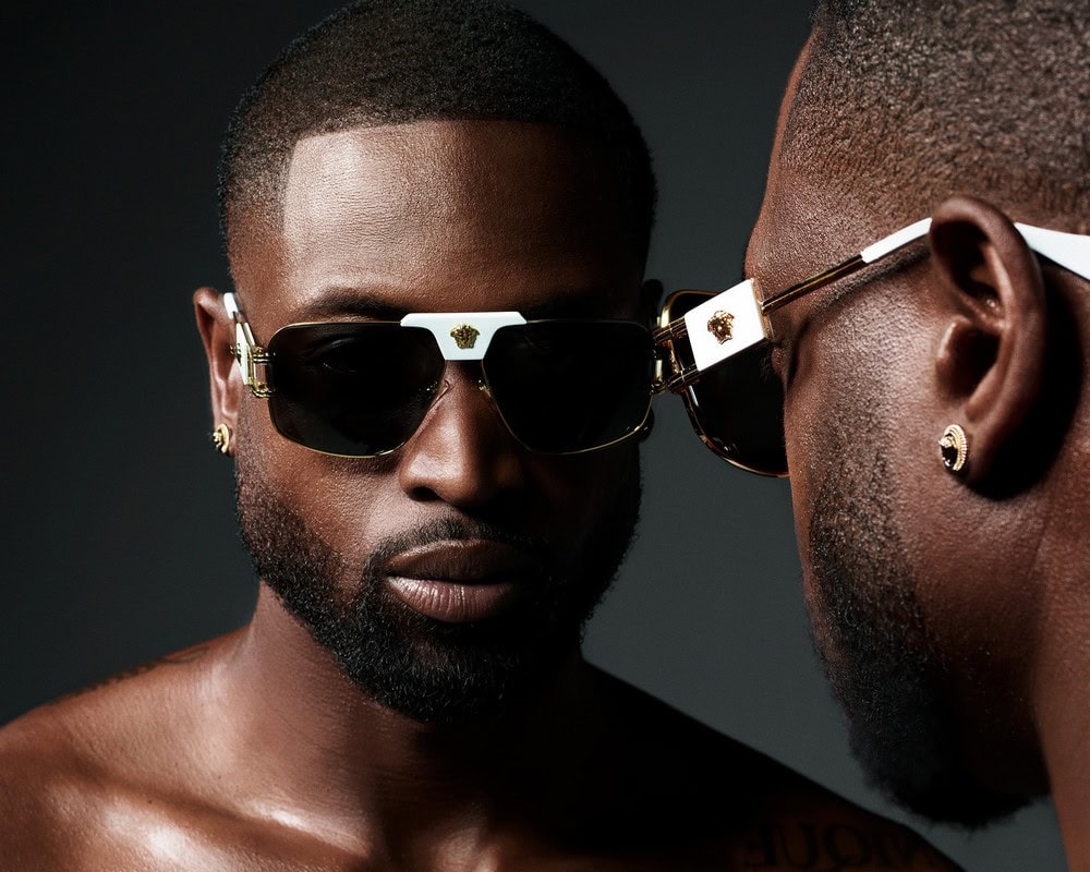 Dwyane Wade Versace Eyewear: la campagna e i nuovi modelli di occhiali da sole